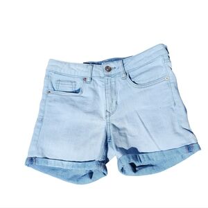 Divided women's jean shorts, size 4
